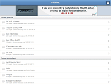 Tablet Screenshot of forumvie.com
